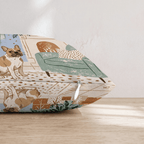 Twilight Fireside French Bulldog Throw Pillow - Hillcroft Home