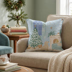 Twilight Fireside Golden Throw Pillow throw pillow - Hillcroft Home