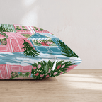 Twilight Market Row Throw Pillow - Hillcroft Home