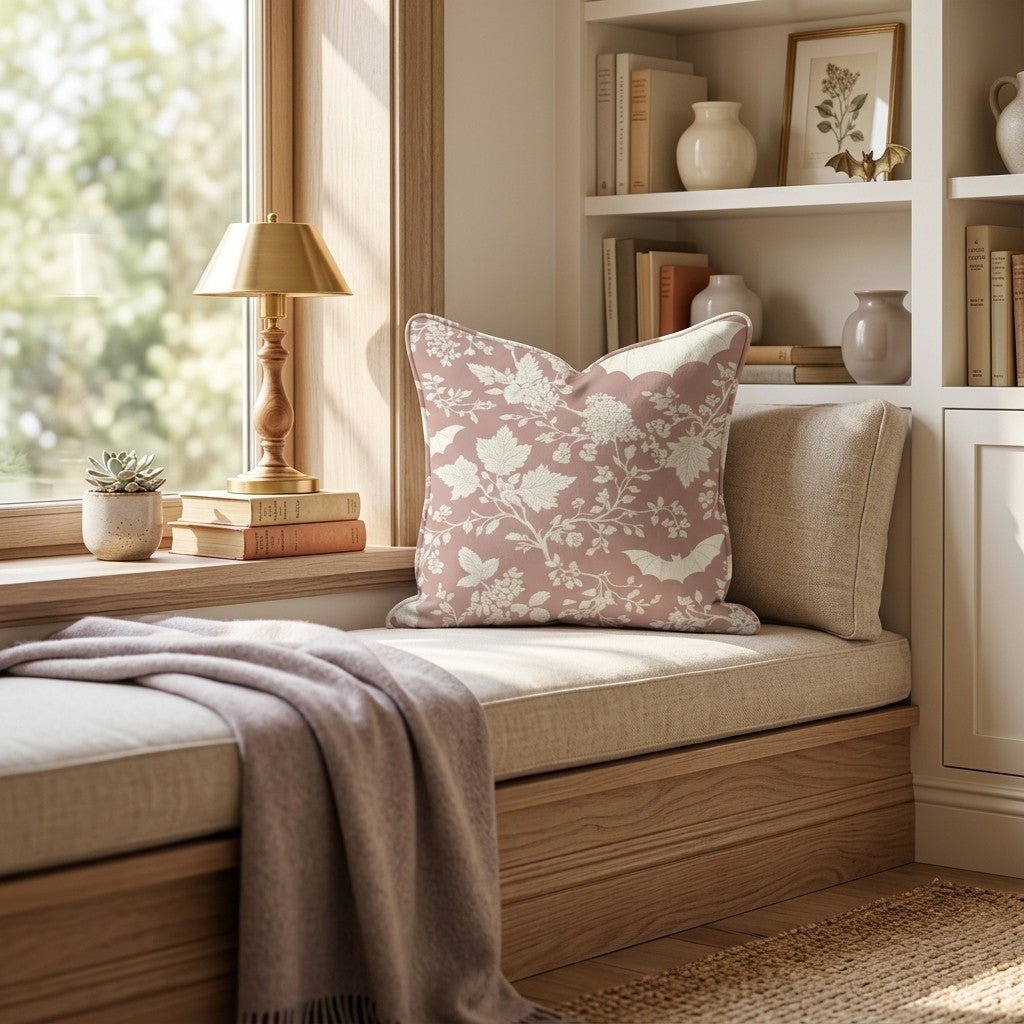 Twilight Toile Throw Pillow - Hillcroft Home