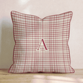 Typeset A Plaid Throw Pillow - Hillcroft Home