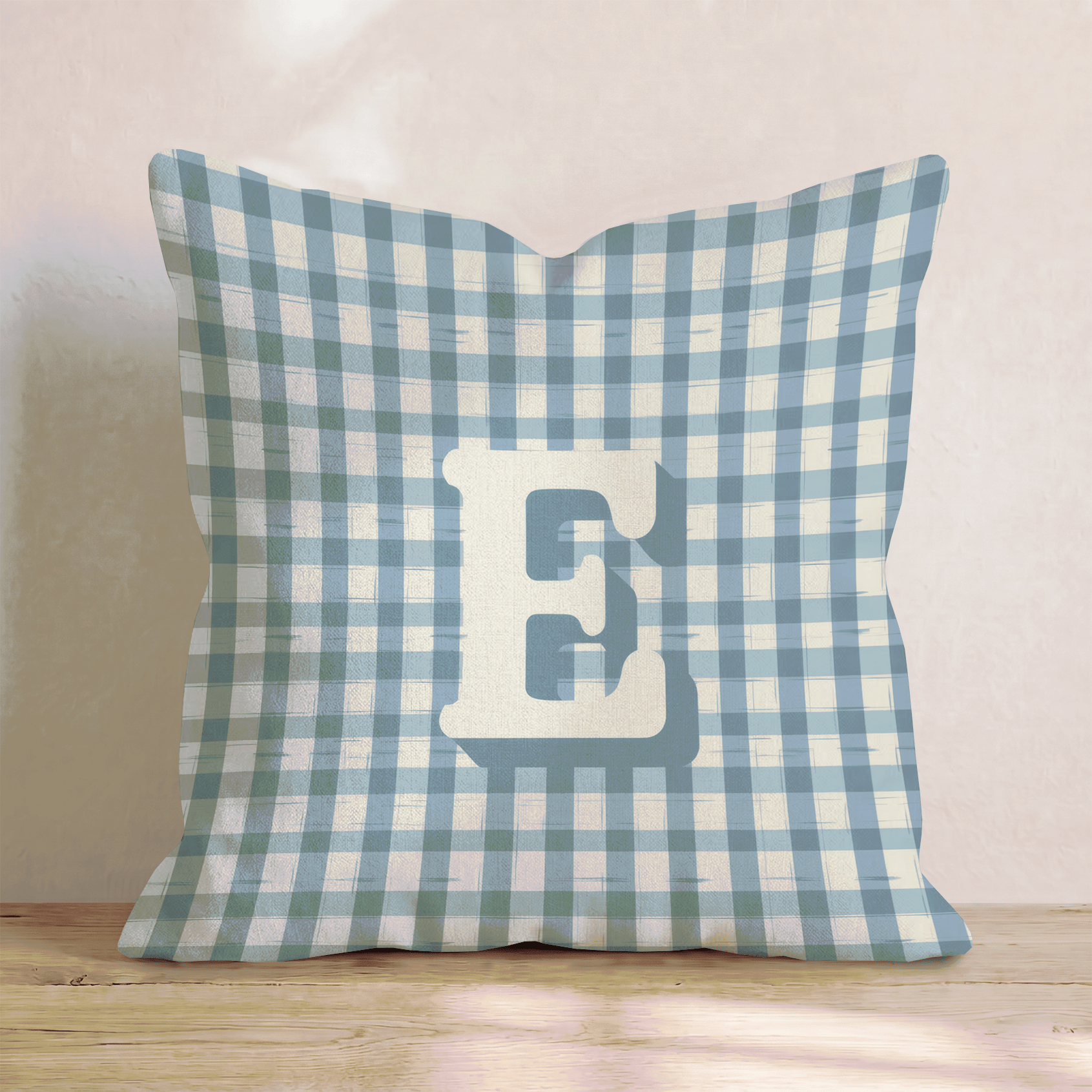 Typeset E Throw Pillow - Hillcroft Home