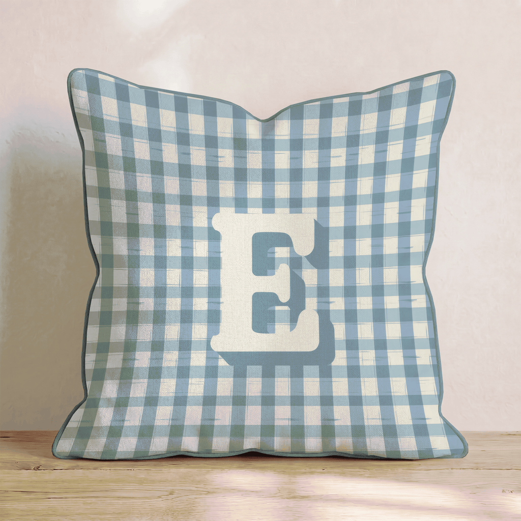 Typeset E Throw Pillow - Hillcroft Home