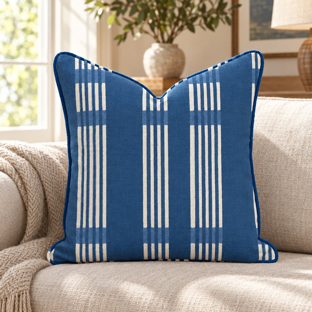 u4353626942_stripe_and_contrast_stipe_ - tile_ - sref_httpss.mj_fed8a407-dc58-49ab-be27-e4ceb5165fa5_3 Throw Pillow throw pillow - Hillcroft Home