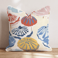 Umbrellas in Italy Throw Pillow - Hillcroft Home