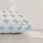 Under The Umbrella Dots Throw Pillow throw pillow - Hillcroft Home