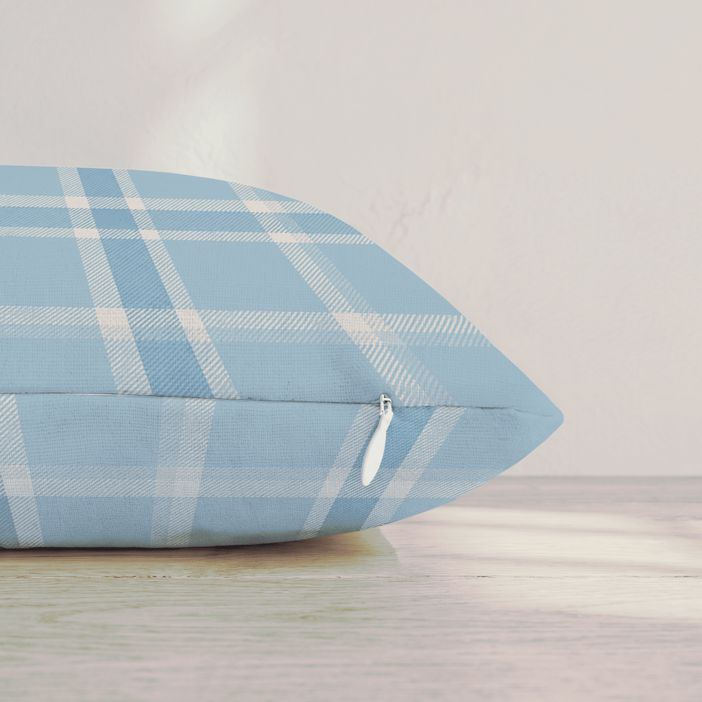 Under The Umbrella Tartan Throw Pillow throw pillow - Hillcroft Home