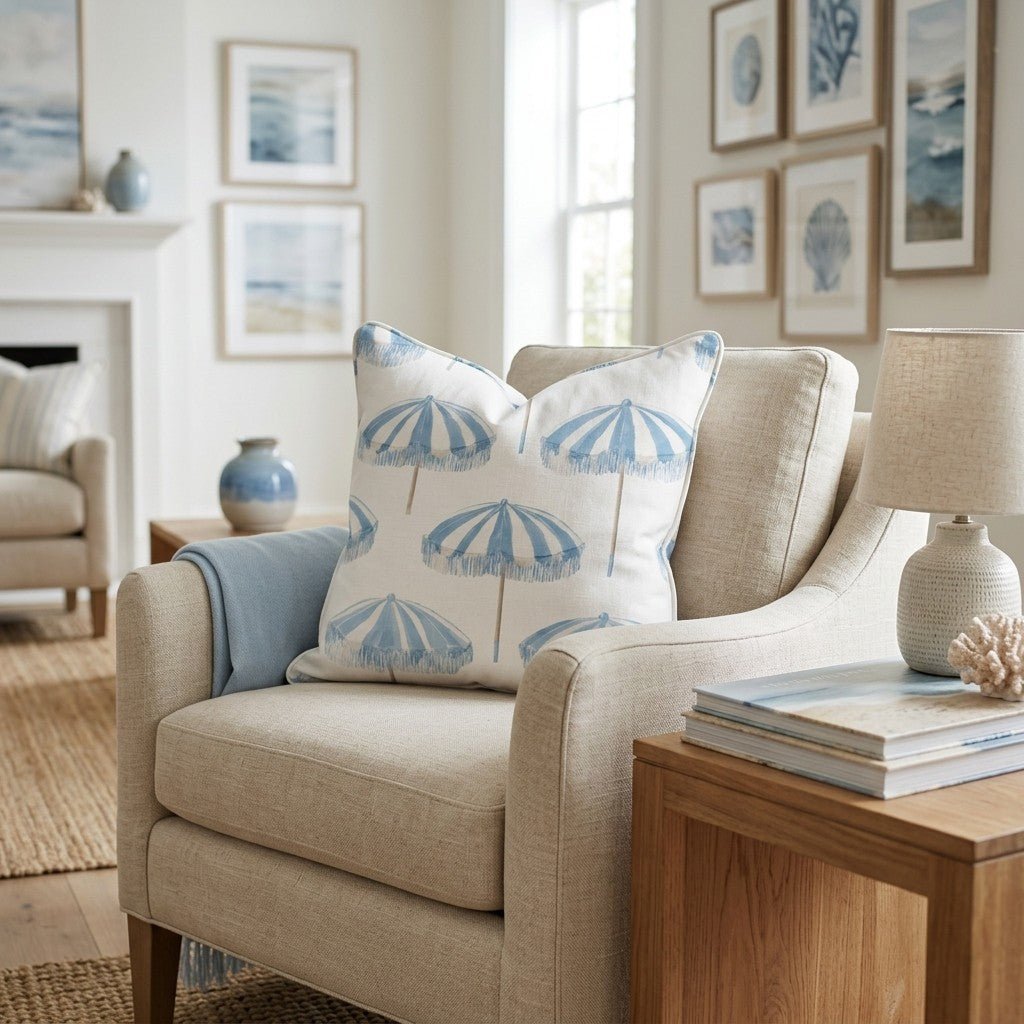 Under the Umbrella Throw Pillow - Hillcroft Home
