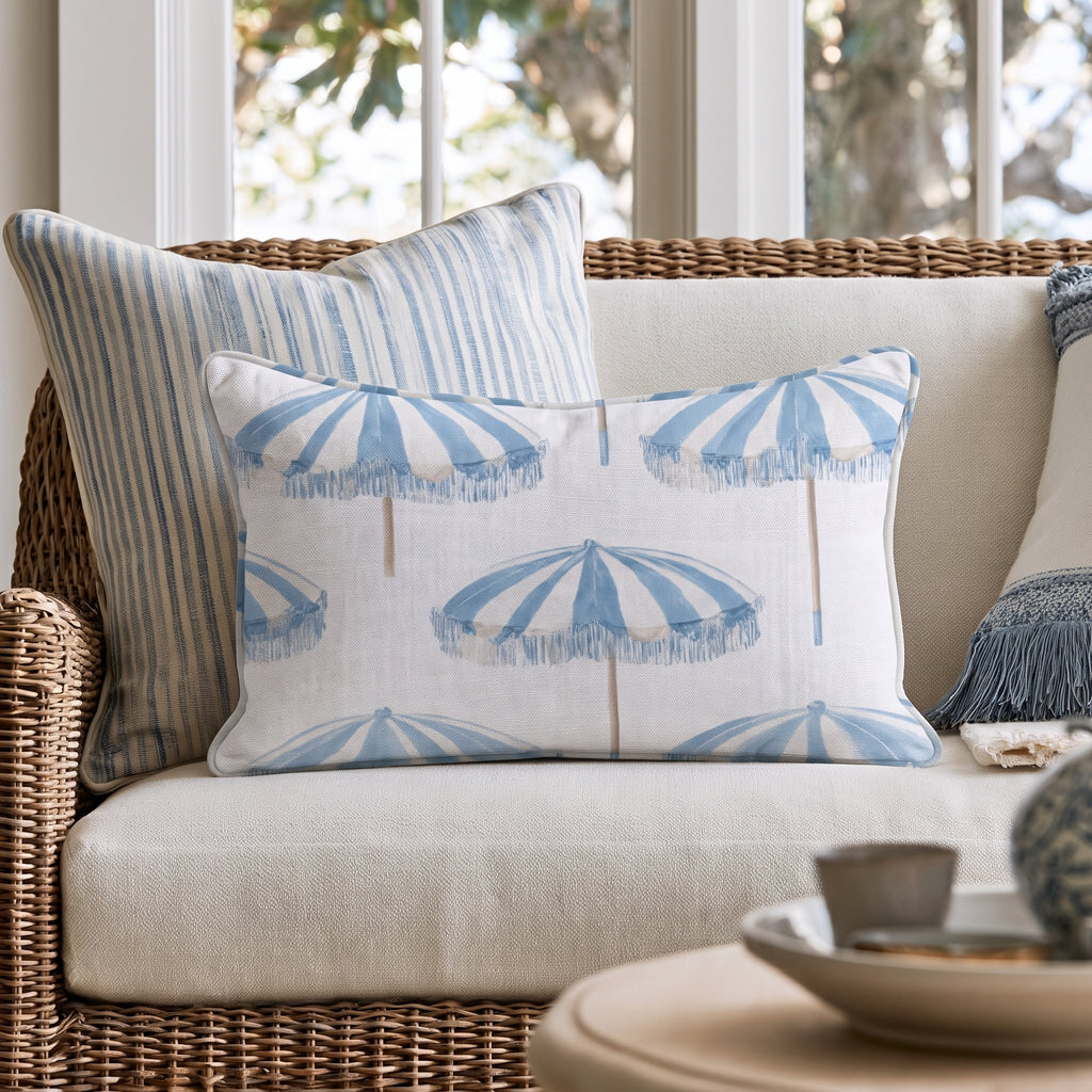 Under the Umbrella Throw Pillow throw pillow - Hillcroft Home