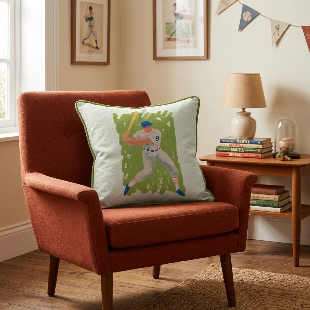Upper Deck Throw Pillow - Hillcroft Home