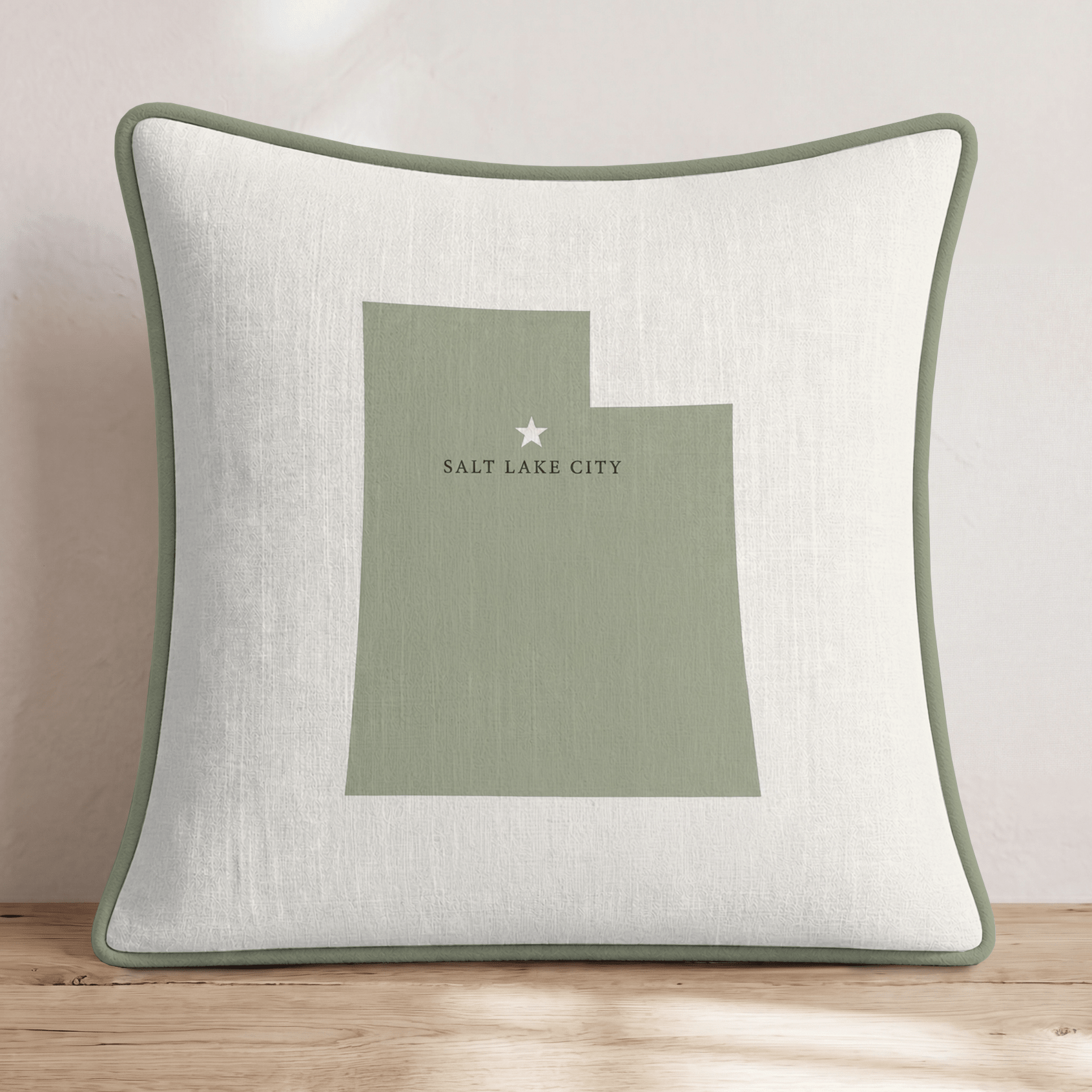 Utah State Capital Throw Pillow - Hillcroft Home