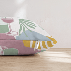 Vacation Relaxation Throw Pillow - Hillcroft Home