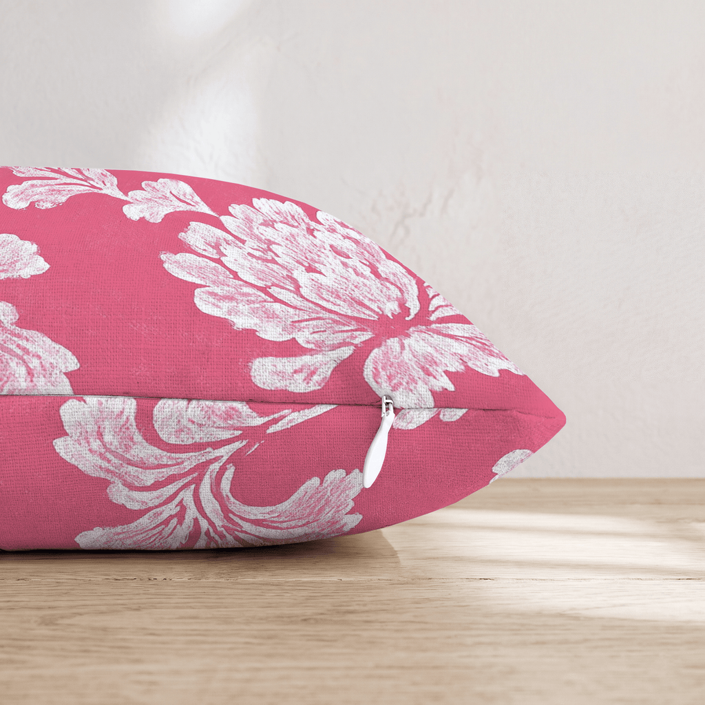 Valentines Damask Throw Pillow - Hillcroft Home