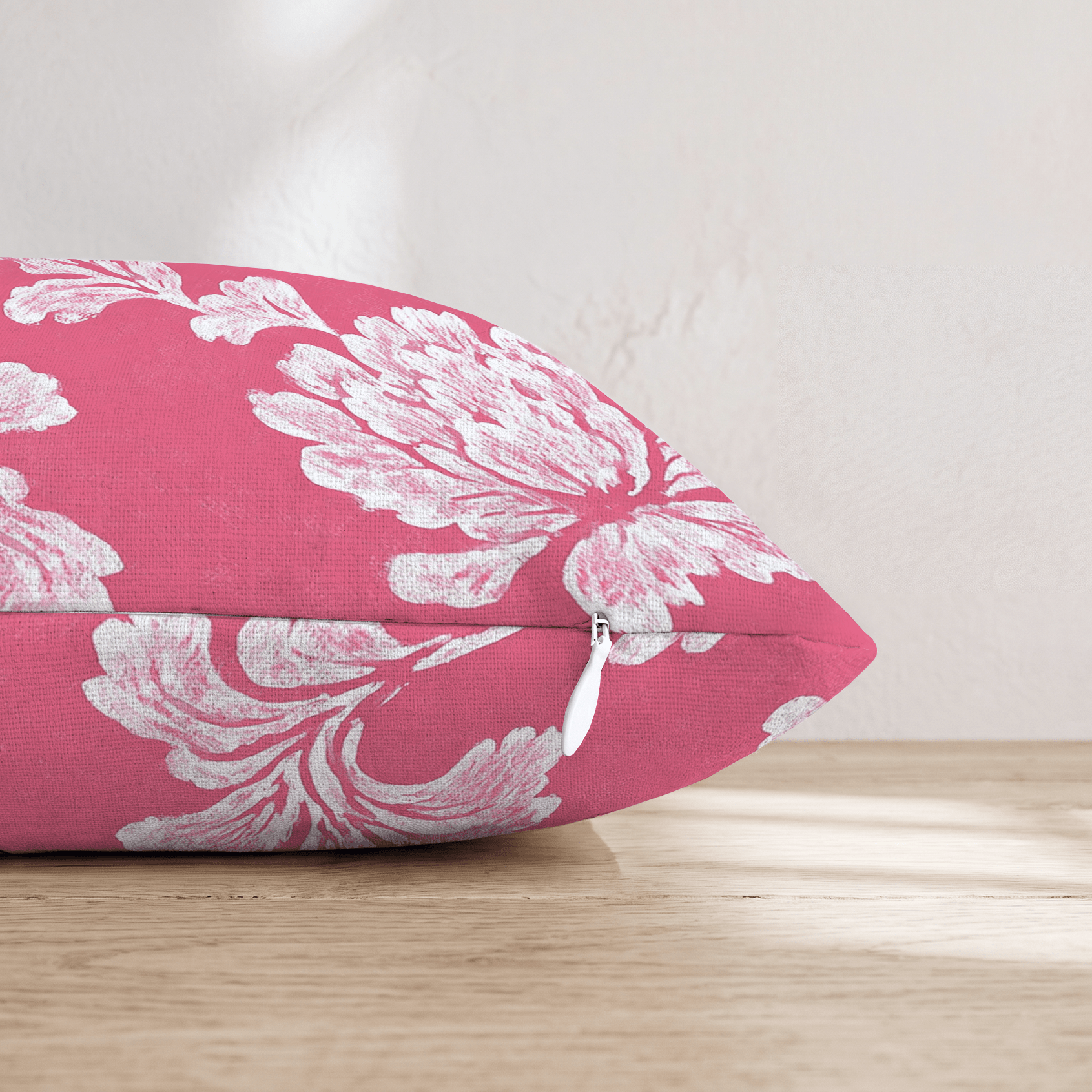 Valentines Damask Throw Pillow - Hillcroft Home