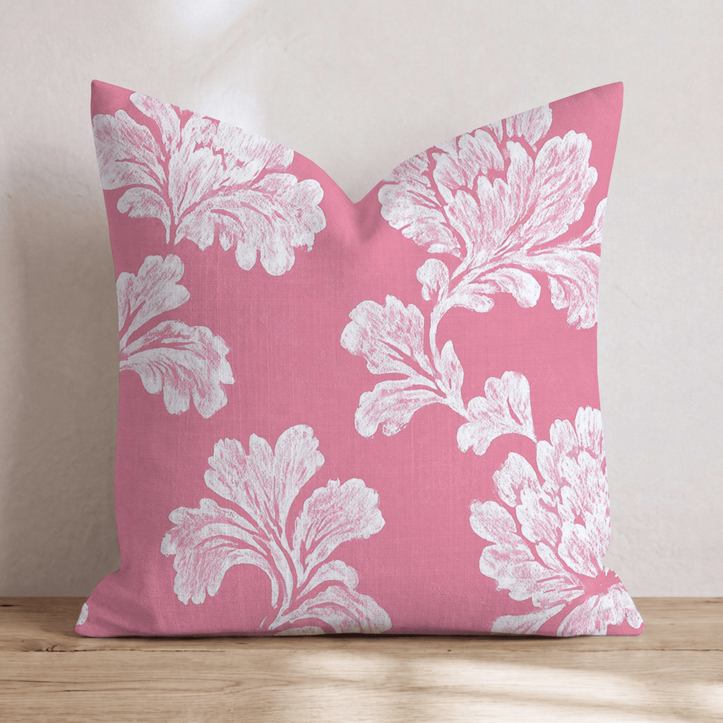 Valentines Damask Throw Pillow - Hillcroft Home