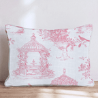 Valentines Toile Throw Pillow - Hillcroft Home