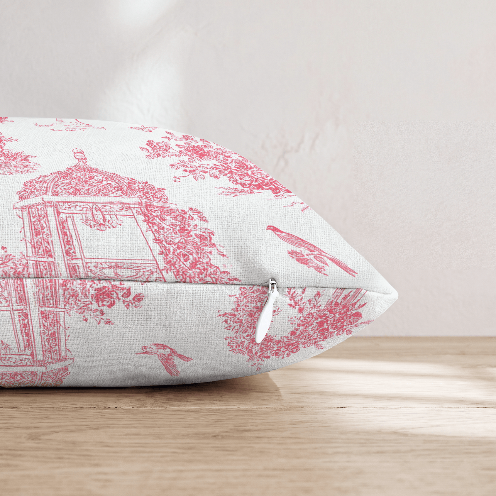 Valentines Toile Throw Pillow - Hillcroft Home