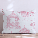 Valentines Toile Throw Pillow - Hillcroft Home