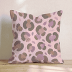 Valerie Leopard Print Throw Pillow - Hillcroft Home