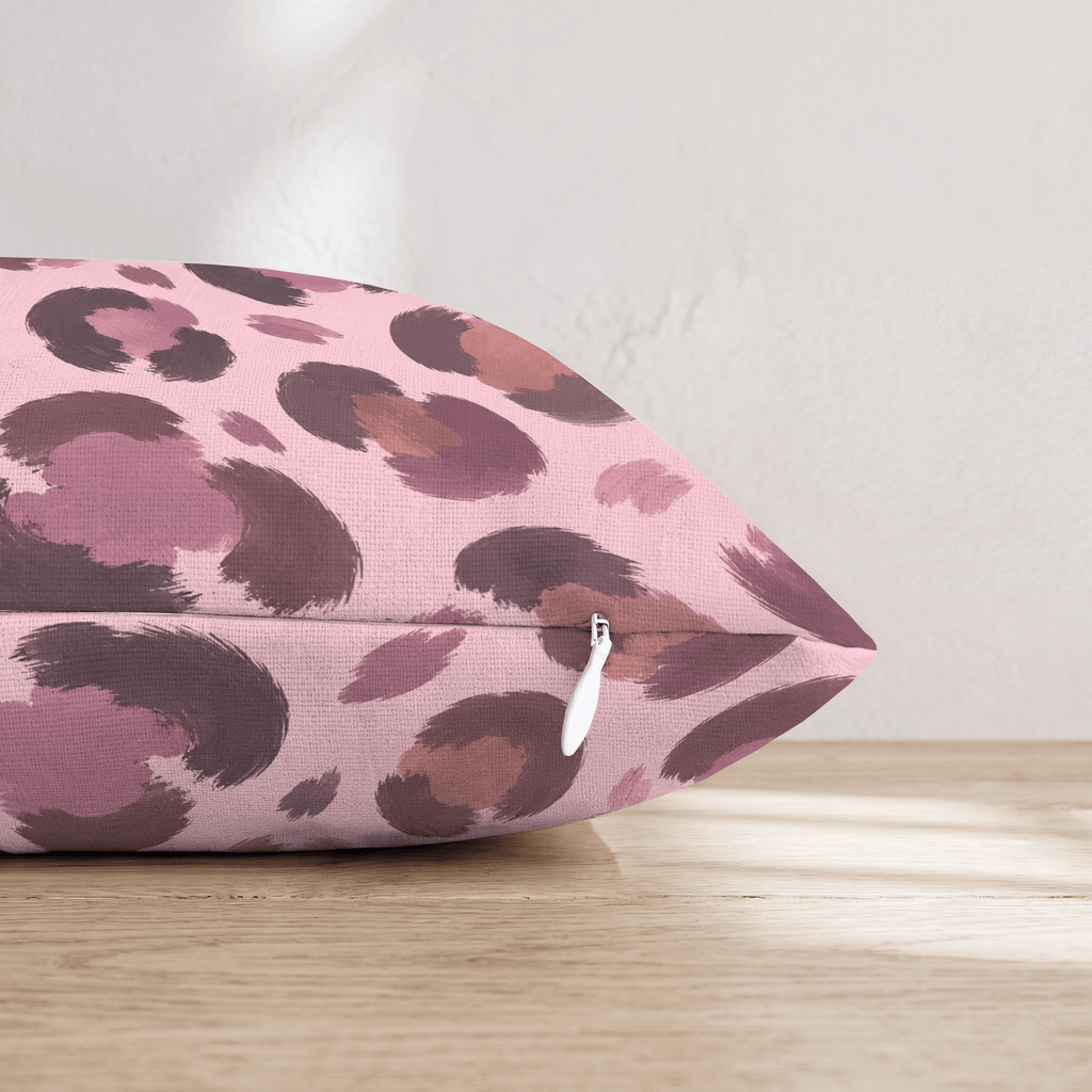 Valerie Leopard Print Throw Pillow - Hillcroft Home
