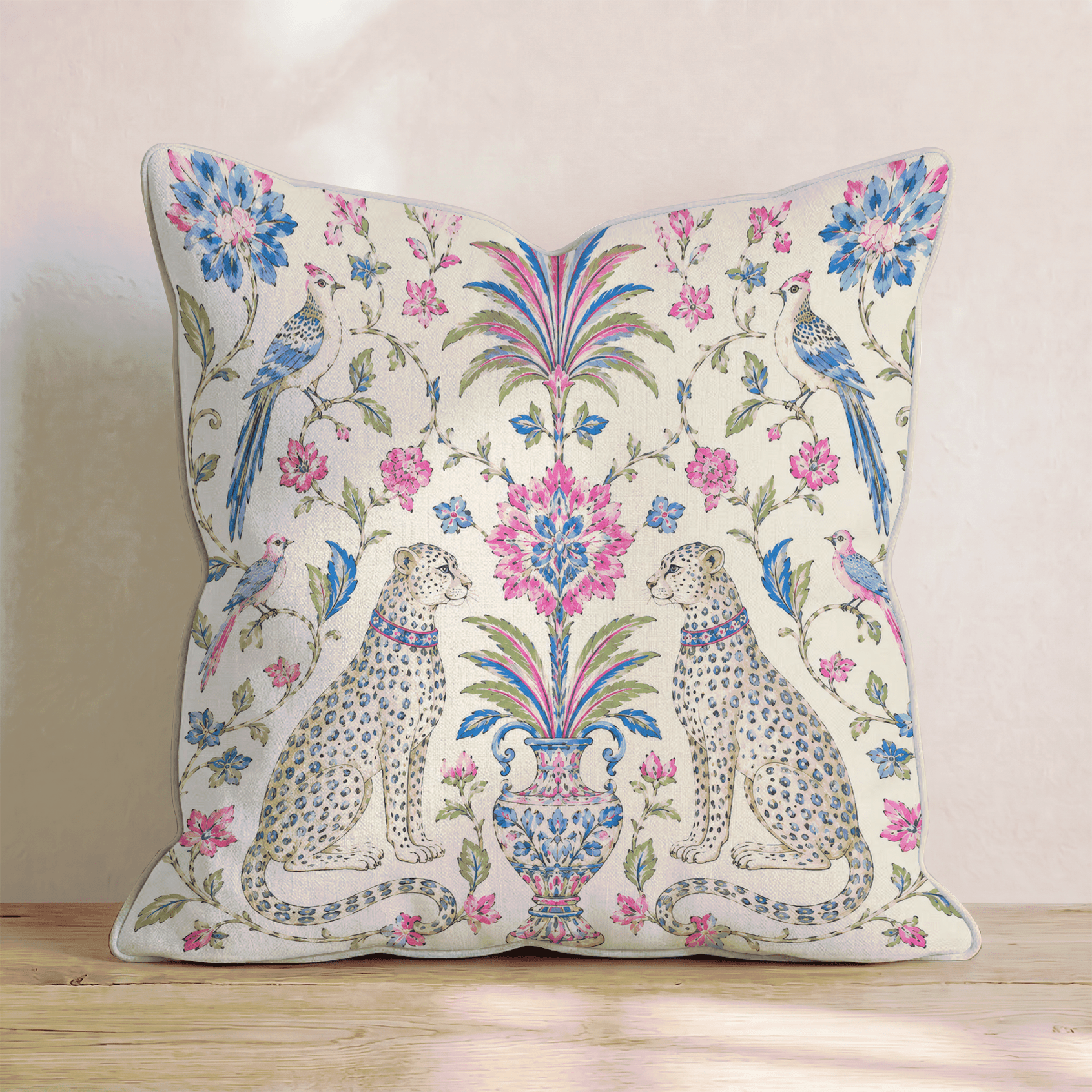 Velvet Jungle Throw Pillow - Hillcroft Home