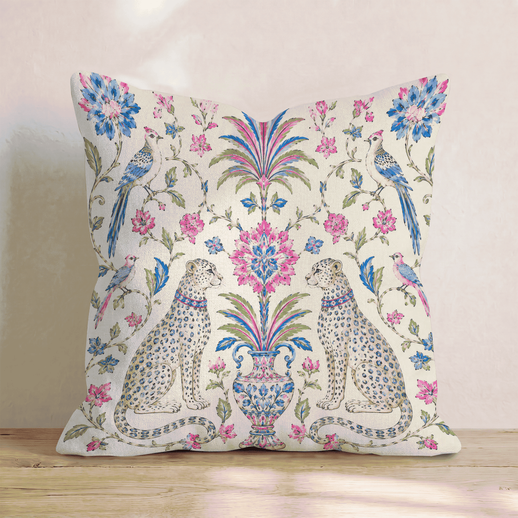 Velvet Jungle Throw Pillow - Hillcroft Home