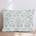 Velvet Vines Throw Pillow - Hillcroft Home