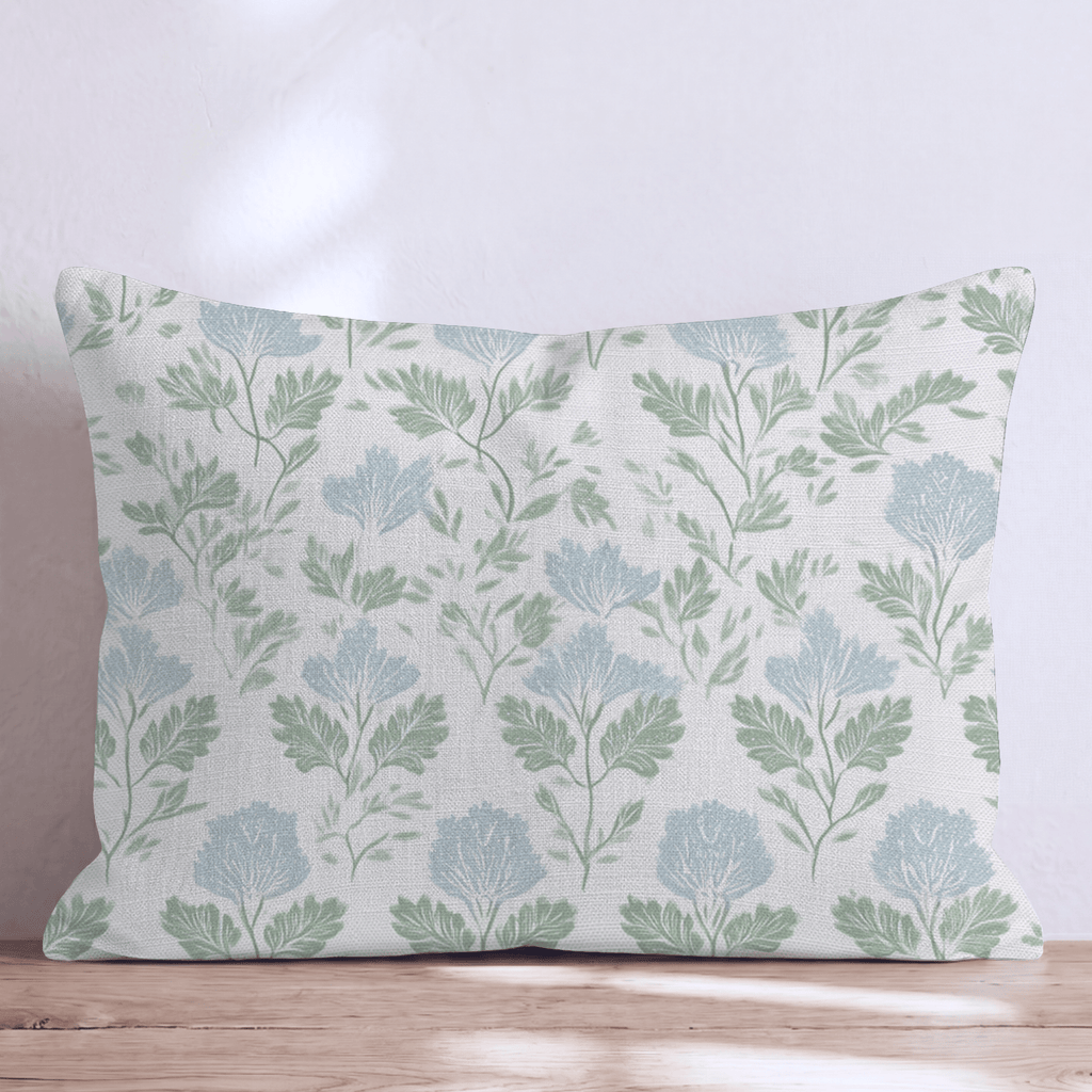 Velvet Vines Throw Pillow - Hillcroft Home