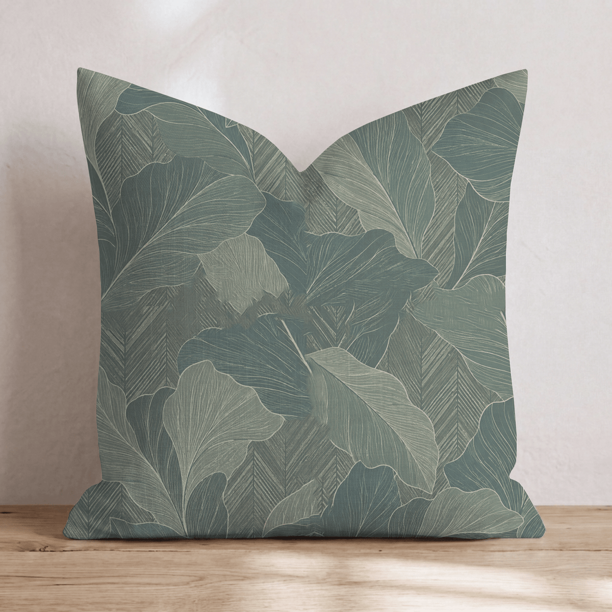 Verdant Ginkgo Forest Throw Pillow throw pillow - Hillcroft Home