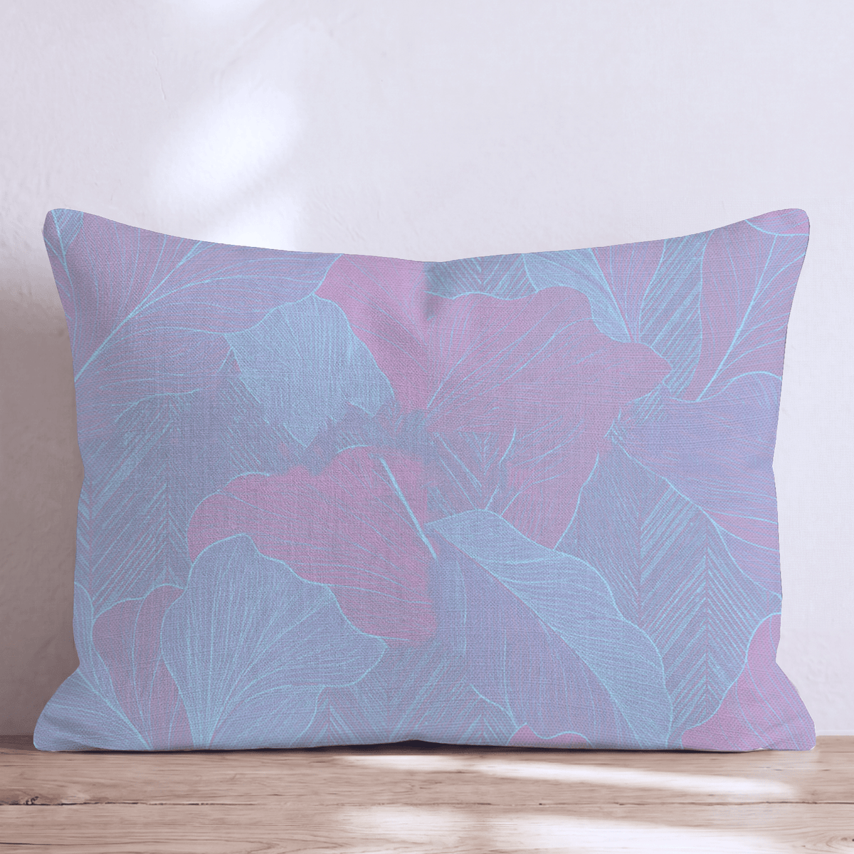 Verdant Ginkgo Neon Throw Pillow throw pillow - Hillcroft Home