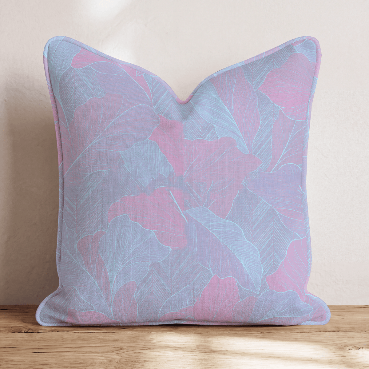 Verdant Ginkgo Neon Throw Pillow throw pillow - Hillcroft Home