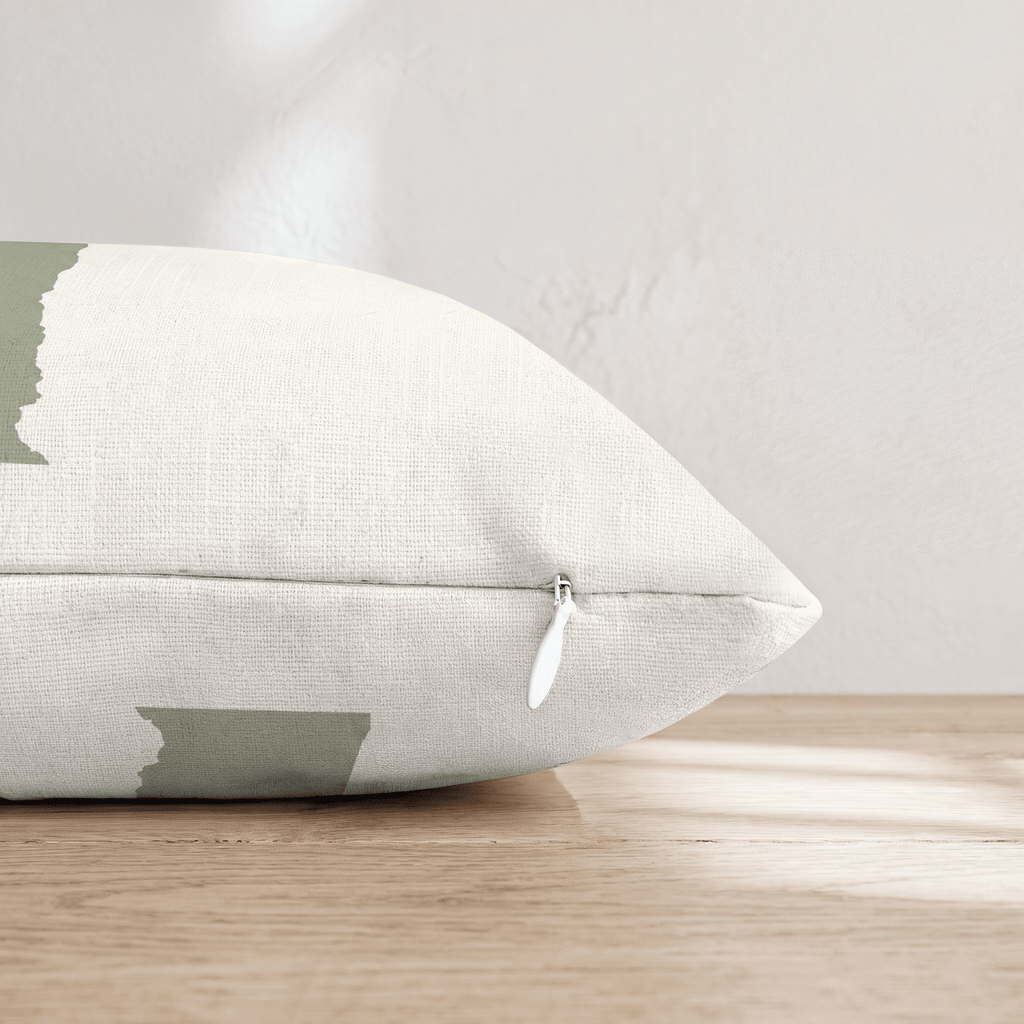 Vermont State Capital Throw Pillow - Hillcroft Home