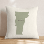 Vermont State Capital Throw Pillow - Hillcroft Home