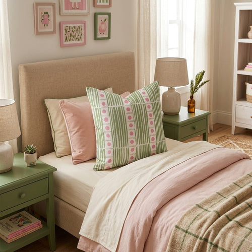 Vertical Stripe Weave Throw Pillow - Hillcroft Home