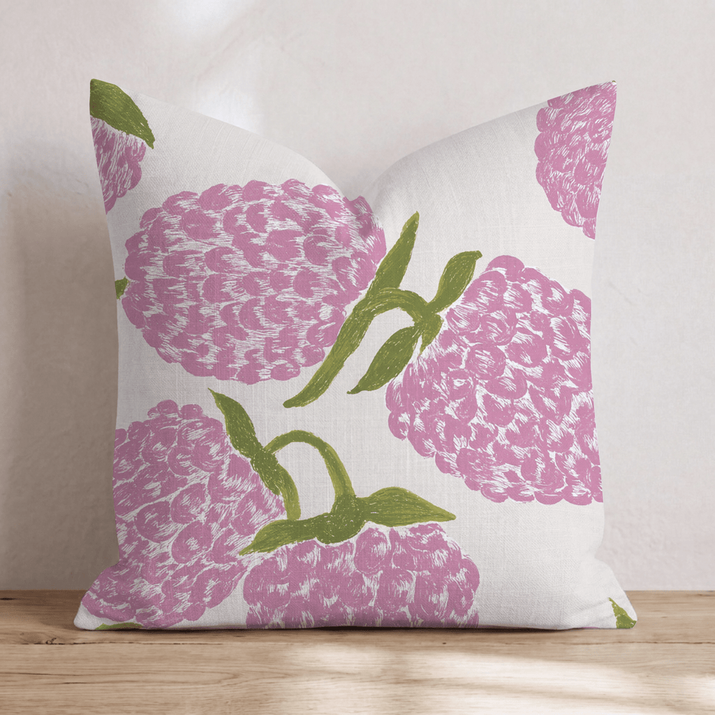 Very Spring Berry Throw Pillow - Hillcroft Home