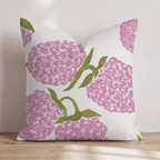 Very Spring Berry Throw Pillow - Hillcroft Home