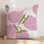 Very Spring Berry Throw Pillow - Hillcroft Home