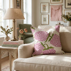 Very Spring Berry Throw Pillow - Hillcroft Home