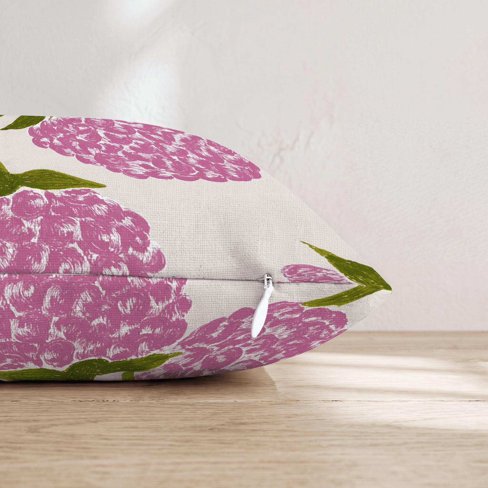 Very Spring Berry Throw Pillow - Hillcroft Home