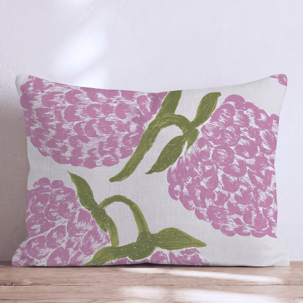 Very Spring Berry Throw Pillow - Hillcroft Home