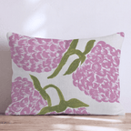 Very Spring Berry Throw Pillow - Hillcroft Home