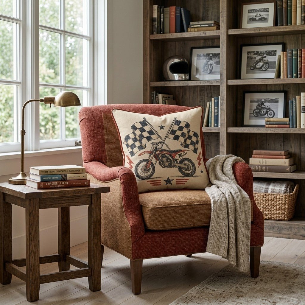 Victory Lap Throw Pillow - Hillcroft Home