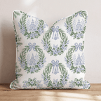 Village Wreath Throw Pillow throw pillow - Hillcroft Home