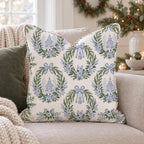 Village Wreath Throw Pillow throw pillow - Hillcroft Home