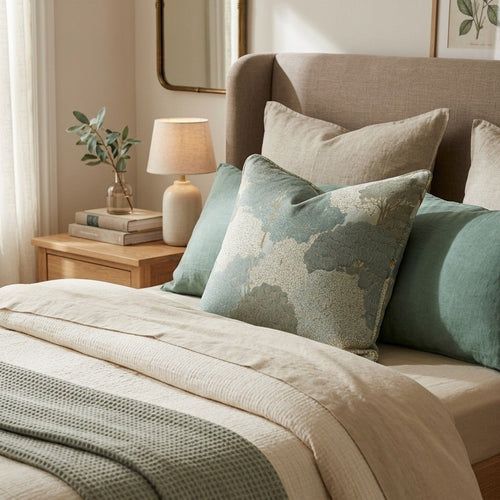 Vintage Botanics Throw Pillow - Hillcroft Home
