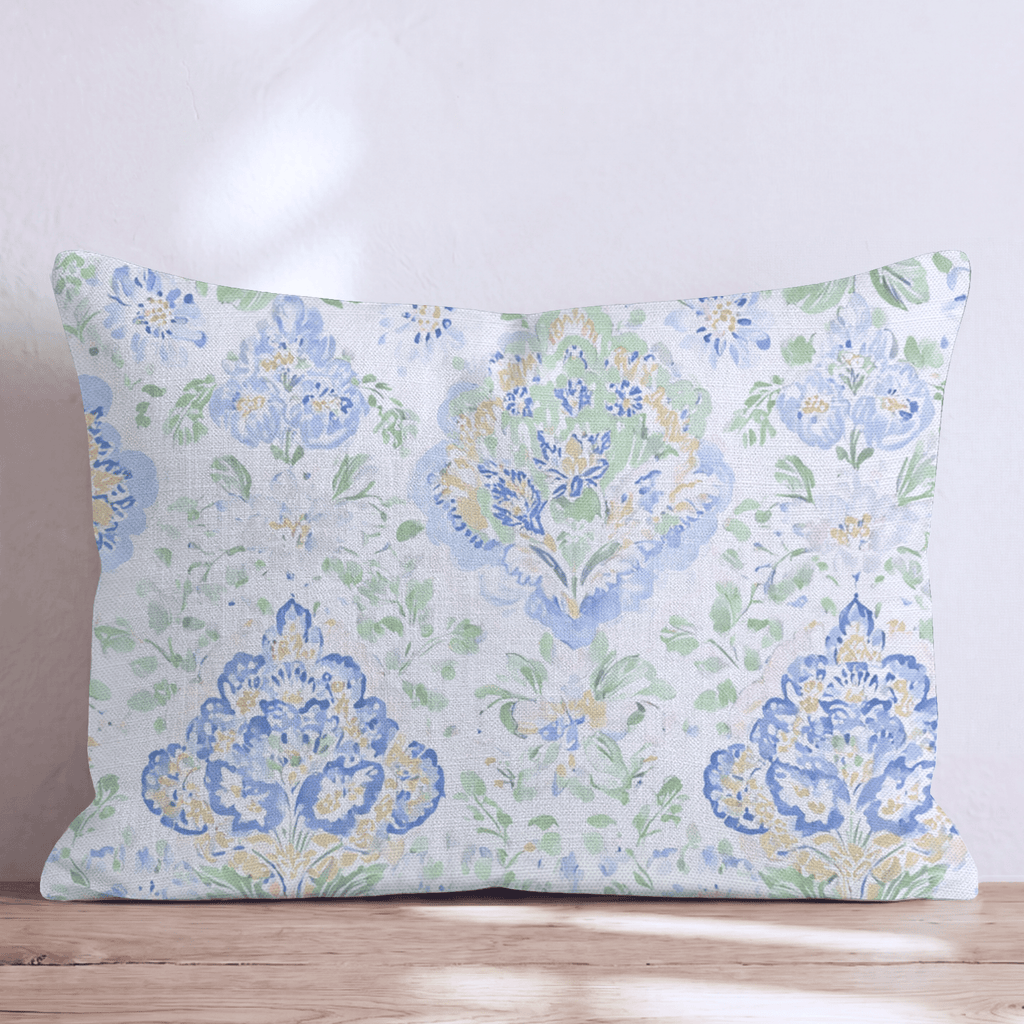 Vintage Damask Throw Pillow - Hillcroft Home