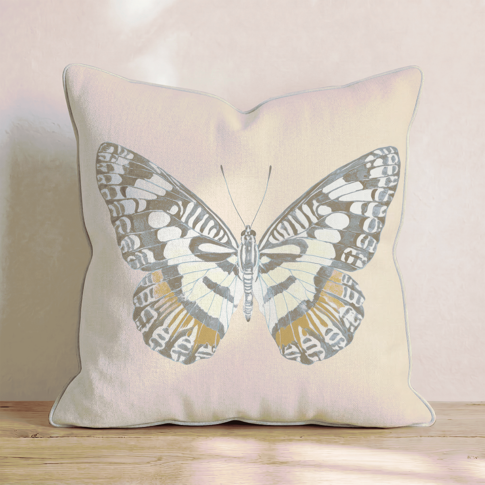 Vintage Flutter Throw Pillow - Hillcroft Home