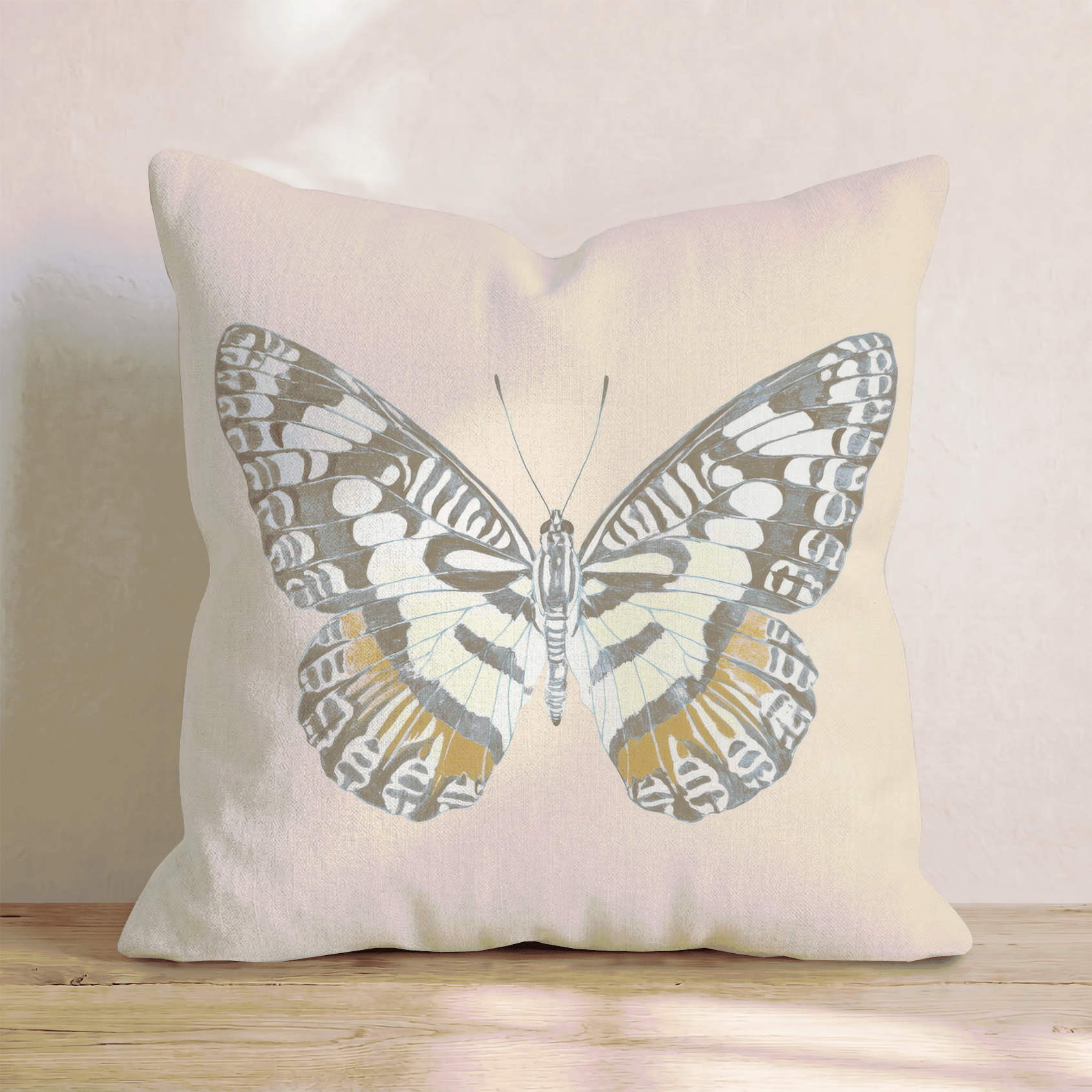 Vintage Flutter Throw Pillow - Hillcroft Home
