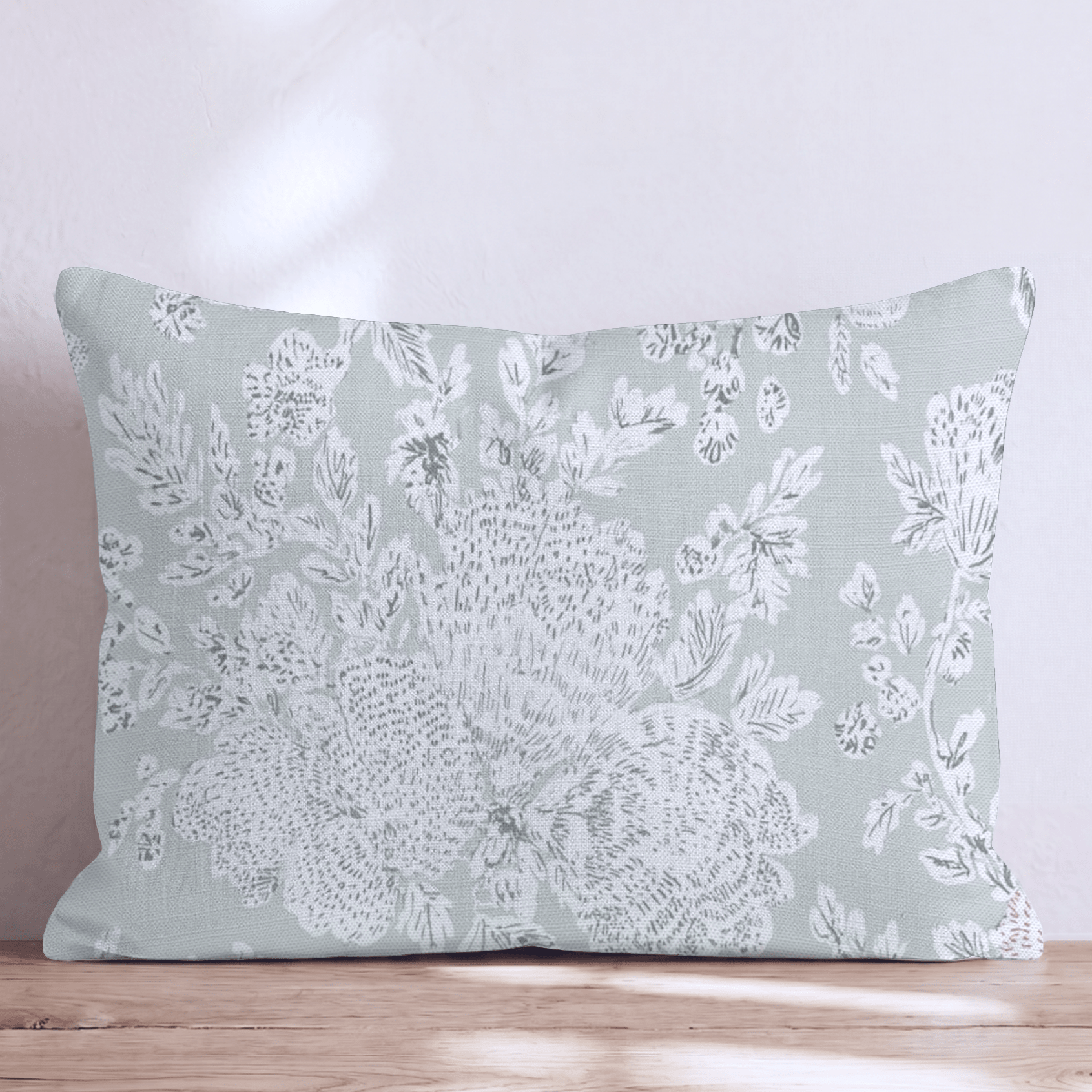Vintage Garden Throw Pillow - Hillcroft Home