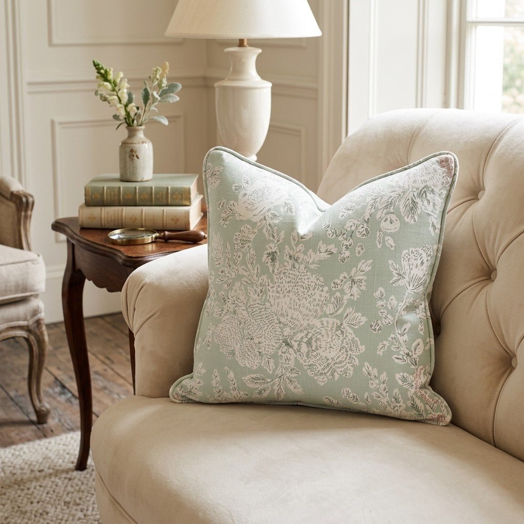 Vintage Garden Throw Pillow - Hillcroft Home